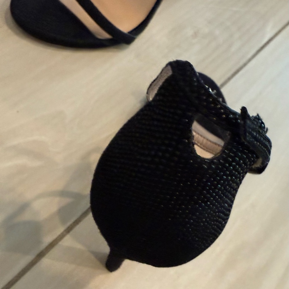 Stuart Weitzman Nudist Goosebump Black